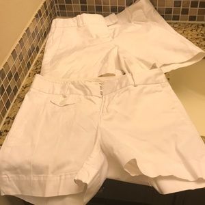 Banana Republic / Theory White Shorts